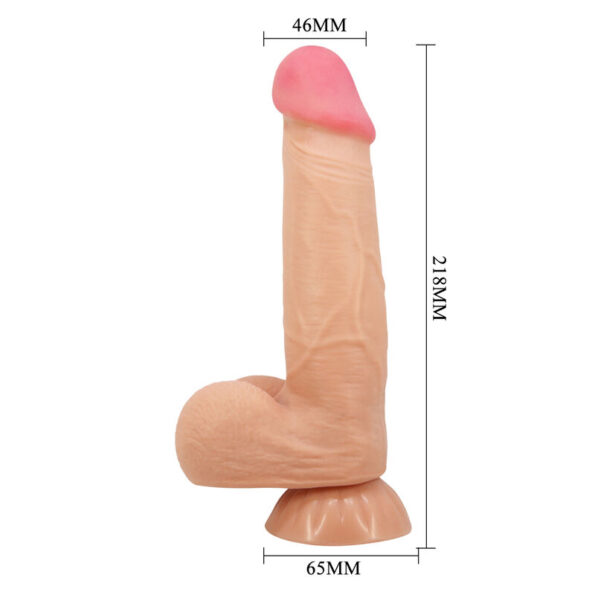 PRETTY LOVE - SÉRIE SLIDING SKIN GODE RÉALISTE AVEC VENTOUSE SLIDING SKIN 21