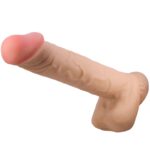 PRETTY LOVE - SÉRIE SLIDING SKIN GODE RÉALISTE AVEC VENTOUSE SLIDING SKIN FLESH 26 CM-PRETTY LOVE HIGH GRADE-sextoys-lingerie-bdsm-hygiène-sexshop