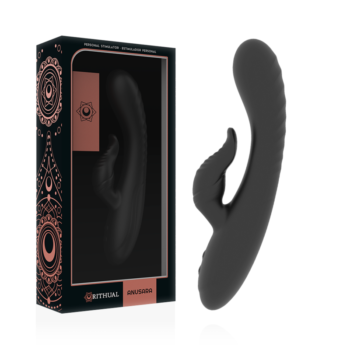 RITHUAL - ANUSARA DOUBLE MOTEUR RECHARGEABLE 2.0 NOIR-RITHUAL-sextoys-lingerie-bdsm-hygiène-sexshop