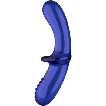 SATISFYER - GODE DOUBLE CRISTAL BLEU-SATISFYER CRYSTAL-sextoys-lingerie-bdsm-hygiène-sexshop