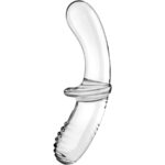SATISFYER - GODE DOUBLE CRISTAL TRANSPARENT-SATISFYER CRYSTAL-sextoys-lingerie-bdsm-hygiène-sexshop