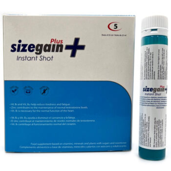 500 COSMETICS - SIZEGAIN PLUS INSTANT SHOT MALE ENERGIZER 5 UNITS-500COSMETICS-sextoys-lingerie-bdsm-hygiène-sexshop