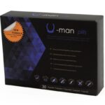 500 COSMETICS – U-MAN AUGMENTE LA TAILLE DU PÉNIS ET LA PUISSANCE SEXUELLE – 30 CAPSULES