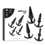 ADDICTED TOYS - ENSEMBLE 4 BOUCHONS ANAL-ADDICTED TOYS-sextoys-lingerie-bdsm-hygiène-sexshop