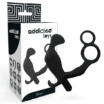 ADDICTED TOYS - PLUG ANAL AVEC DOUBLE ANNEAU PÉNIS ET TESTICULES NOIR-ADDICTED TOYS-sextoys-lingerie-bdsm-hygiène-sexshop