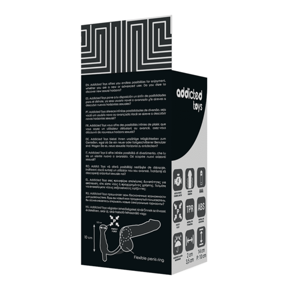 ADDICTED TOYS - VIBRATEUR PROST TICO NOIR 10 CM-ADDICTED TOYS-sextoys-lingerie-bdsm-hygiène-sexshop