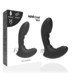 ADDICTED TOYS - VIBRATEUR PROSTATIQUE RECHARGEABLE MODÈLE 4 - NOIR-ADDICTED TOYS-sextoys-lingerie-bdsm-hygiène-sexshop
