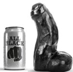 ALL BLACK - DONG RÉALISTE NOIR 17 CM-ALL BLACK-sextoys-lingerie-bdsm-hygiène-sexshop