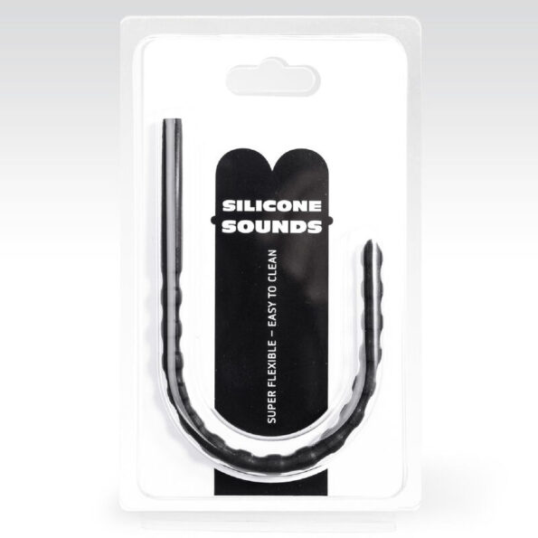 ALL BLACK - SONDE URÉTRALE EN SILICONE 8/10 MM-ALL BLACK-sextoys-lingerie-bdsm-hygiène-sexshop