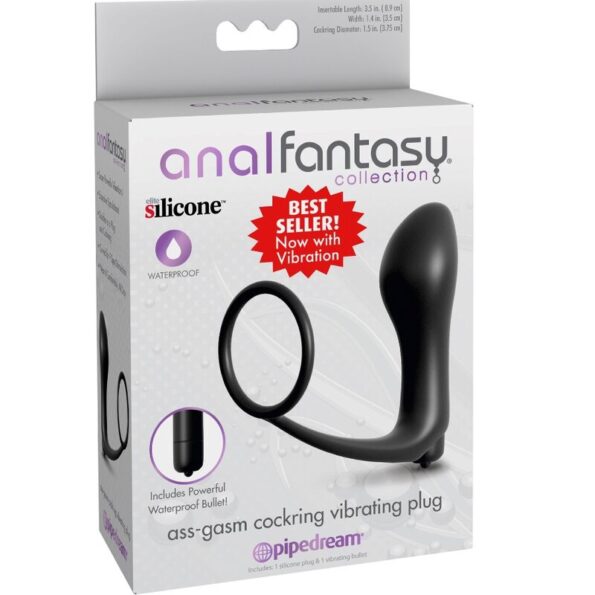 ANAL FANTASY ELITE COLLECTION - PLUG VIBRATEUR ASS-GASM COCKRING-ANAL FANTASY ELITE COLLECTION-sextoys-lingerie-bdsm-hygiène-sexshop