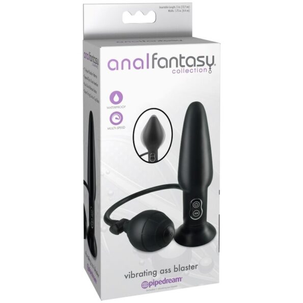 ANAL FANTASY - VIBRATEUR GONFLABLE PLUG-ANAL FANTASY SERIES-sextoys-lingerie-bdsm-hygiène-sexshop