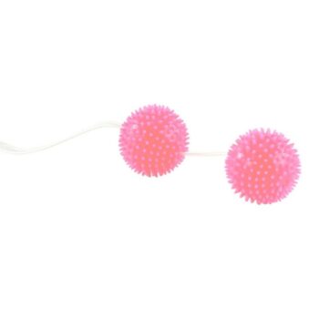 BAILE - BALLES TEXTURÉES ROSE PROFONDEMENT PLAISIR 3.6 CM-BAILE STIMULATING-sextoys-lingerie-bdsm-hygiène-sexshop