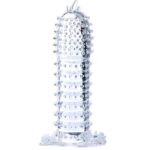 BAILE - GAINE PÉNIENNE AVEC POINTS STIMULANTS TRANSPARENTS 14 CM-BAILE FOR HIM-sextoys-lingerie-bdsm-hygiène-sexshop