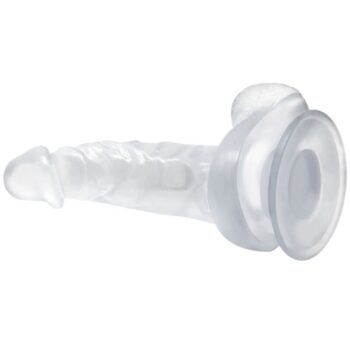 BAILE - GODE RÉALISTE AVEC VENTOUSE ET TESTICULES 16.7 CM TRANSPARENT-BAILE DILDOS-sextoys-lingerie-bdsm-hygiène-sexshop