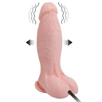 BAILE - GODE VIBRANT ET GONFLABLE RÉALISTE 18.8 CM-BAILE-sextoys-lingerie-bdsm-hygiène-sexshop