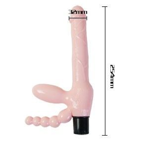 BAILE - HARNAIS SANS CORDE TPR AVEC VIBRATION ET STIMULATION ANAL 25.4 CM-BAILE-sextoys-lingerie-bdsm-hygiène-sexshop