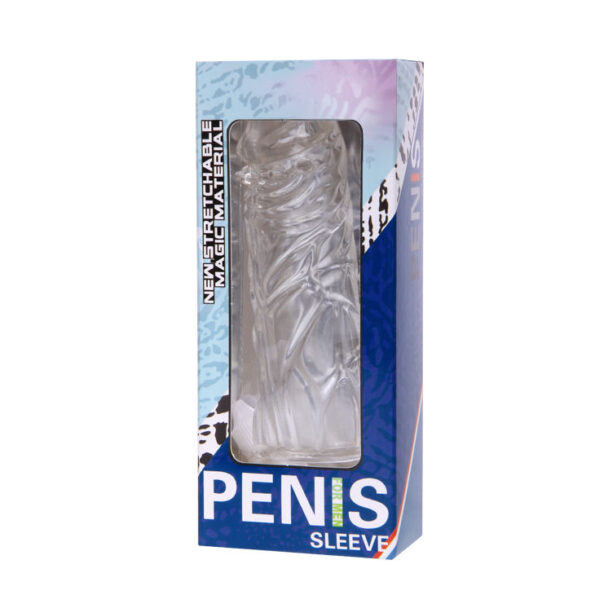 BAILE - HOUSSE LILAS POUR LE PÉNIS EN SILICONE ADAPTABLE 13 CM-BAILE FOR HIM-sextoys-lingerie-bdsm-hygiène-sexshop