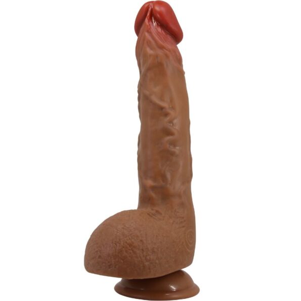 BAILE - MAGNIFIQUE VIBRATEUR RÉALISTE WILKS 5 RÉGLAGES 25 CM MULATO-BAILE-sextoys-lingerie-bdsm-hygiène-sexshop