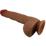 BAILE – MAGNIFIQUE VIBRATEUR RÉALISTE WILKS 5 RÉGLAGES 25 CM MULATO