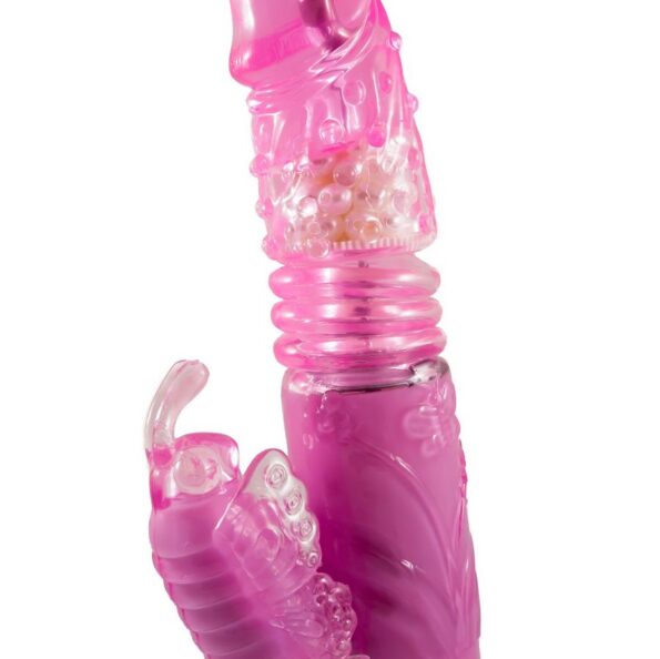 BAILE - PARTENAIRE DE VOYAGE ROTATEUR HAUT ET BAS LAPIN ROSE-BAILE ROTATIONS-sextoys-lingerie-bdsm-hygiène-sexshop