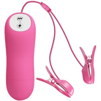 BAILE - PIZZAS ONDES ROMANTIQUES AVEC VIBRATION ET ÉLECTROCHOC FUCHSIA-BAILE STIMULATING-sextoys-lingerie-bdsm-hygiène-sexshop