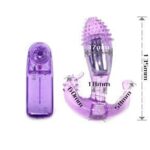 BAILE - STIMULATEUR VAGINAL ET ANAL LILAS AVEC VIBRATION-BAILE-sextoys-lingerie-bdsm-hygiène-sexshop