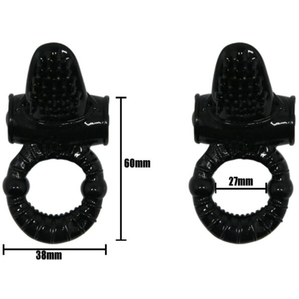 BAILE - SWEET RING ANNEAU VIBRANT AVEC LAPIN TEXTUR?-BAILE FOR HIM-sextoys-lingerie-bdsm-hygiène-sexshop