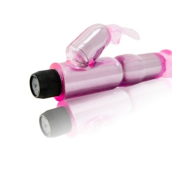 BAILE - VIBRATEUR AVEC STIMULATEUR ROSE RÉGLABLE-BAILE VIBRATORS-sextoys-lingerie-bdsm-hygiène-sexshop