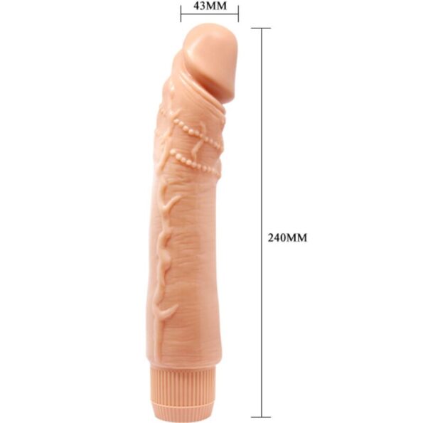 BAILE - VIBRATEUR RÉALISTE DYBBUK 24 CM CHAIR-BAILE-sextoys-lingerie-bdsm-hygiène-sexshop