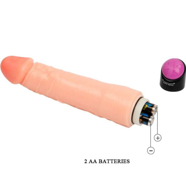 BAILE - VIBRATEUR RÉALISTE FLEXIBLE 25 CM-BAILE VIBRATORS-sextoys-lingerie-bdsm-hygiène-sexshop