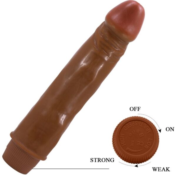 BAILE - VIBRATEUR RÉALISTE NAIN 21 CM MULÂTRE-BAILE-sextoys-lingerie-bdsm-hygiène-sexshop
