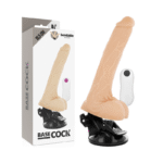 BASECOCK - VIBRATEUR ARTICULABLE TÉLÉCOMMANDE NATUREL 18.5 CM -O- 4 CM-BASECOCK-sextoys-lingerie-bdsm-hygiène-sexshop