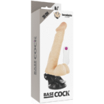 BASECOCK – VIBRATEUR ARTICULABLE TÉLÉCOMMANDE NATUREL 20 CM -O- 4.5 CM