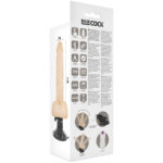 BASECOCK – VIBRATEUR ARTICULABLE TÉLÉCOMMANDE NATUREL 21 CM -O- 5 CM