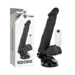BASECOCK - VIBRATEUR ARTICULABLE TÉLÉCOMMANDE NOIR 20 CM -O- 4.5 CM-BASECOCK-sextoys-lingerie-bdsm-hygiène-sexshop