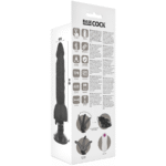BASECOCK – VIBRATEUR ARTICULABLE TÉLÉCOMMANDE NOIR 20 CM -O- 4.5 CM