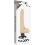 BASECOCK – VIBRATEUR RÉALISTE 2-1 NATUREL 18.5 CM -O- 4 CM