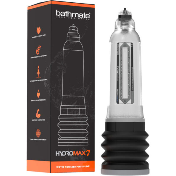 BATHMATE - HYDROMAX 7 POMPE DAUGMENTATION DE PÉNIS TRANSPARENTE-BATHMATE-sextoys-lingerie-bdsm-hygiène-sexshop