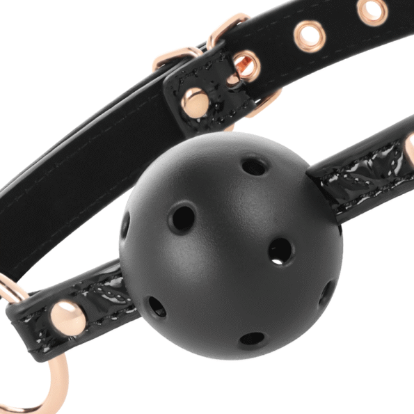 BEGME - BLACK EDITION BALL GAG CUIR VEGAN-BEGME BLACK EDITION-sextoys-lingerie-bdsm-hygiène-sexshop