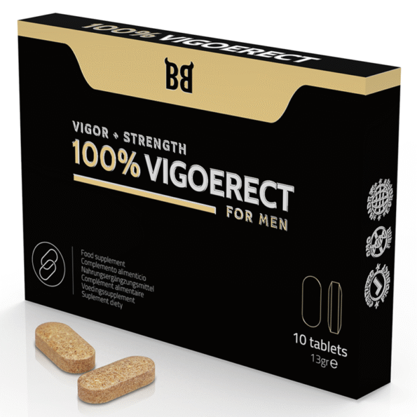 BLACK BULL - 100% VIGOERECT VIGEUR + FORCE POUR HOMME 10 COMPRIMES-BLACK BULL-sextoys-lingerie-bdsm-hygiène-sexshop