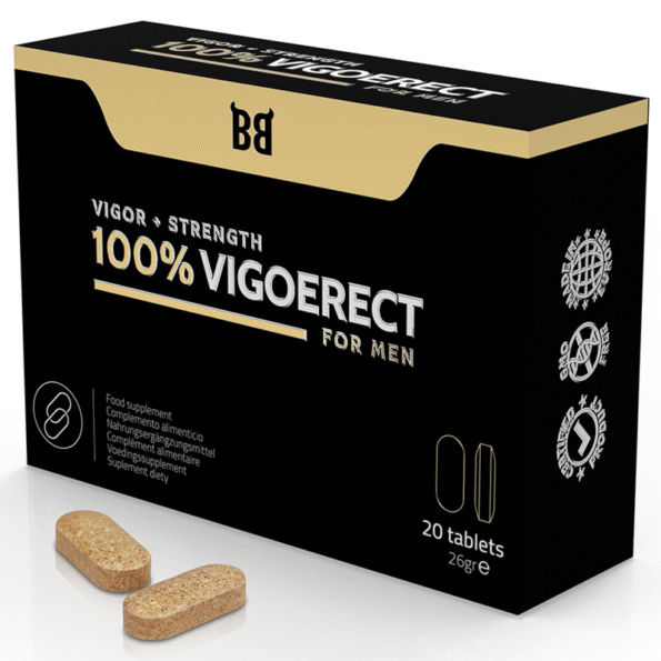 BLACK BULL - 100% VIGOERECT VIGEUR + FORCE POUR HOMME 20 COMPRIMES-BLACK BULL-sextoys-lingerie-bdsm-hygiène-sexshop