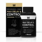 BLACK BULL – DÉLAI ET CONTRÔLE MAXIMUM PERFORMANCES POUR HOMMES 60 GÉLULES