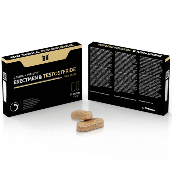 BLACK BULL - ERECTMEN & TESTOSTERIDE PUISSANCE ET TESTOSTÉRONE POUR HOMMES 10 GÉLULES-BLACK BULL-sextoys-lingerie-bdsm-hygiène-sexshop