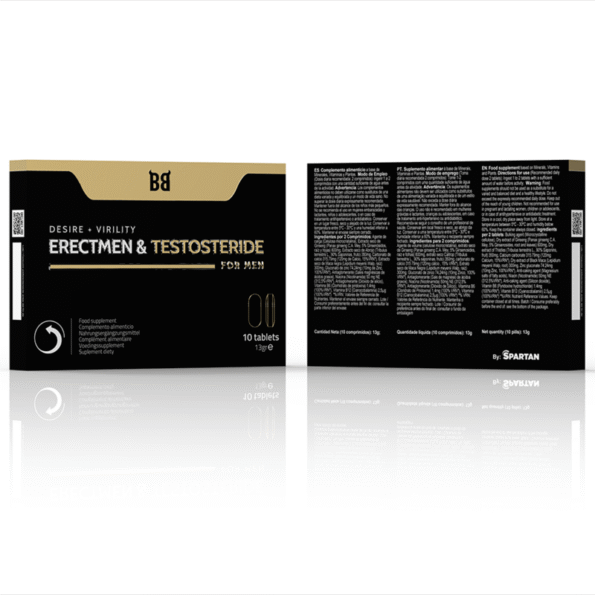 BLACK BULL - ERECTMEN & TESTOSTERIDE PUISSANCE ET TESTOSTÉRONE POUR HOMMES 10 GÉLULES-BLACK BULL-sextoys-lingerie-bdsm-hygiène-sexshop