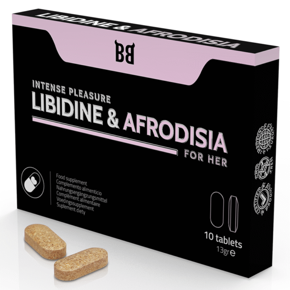 BLACK BULL - LIBIDINE & AFRODISIA PLAISIR INTENSE POUR ELLE 10 COMPRIMES-BLACK BULL-sextoys-lingerie-bdsm-hygiène-sexshop
