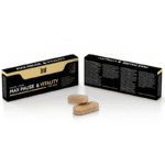 BLACK BULL – RETARDATEUR DE PAUSE ET DE VITALITÉ MAXIMALE POUR HOMMES 4 GÉLULES