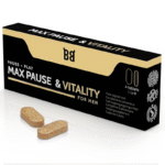 BLACK BULL – RETARDATEUR DE PAUSE ET DE VITALITÉ MAXIMALE POUR HOMMES 4 GÉLULES