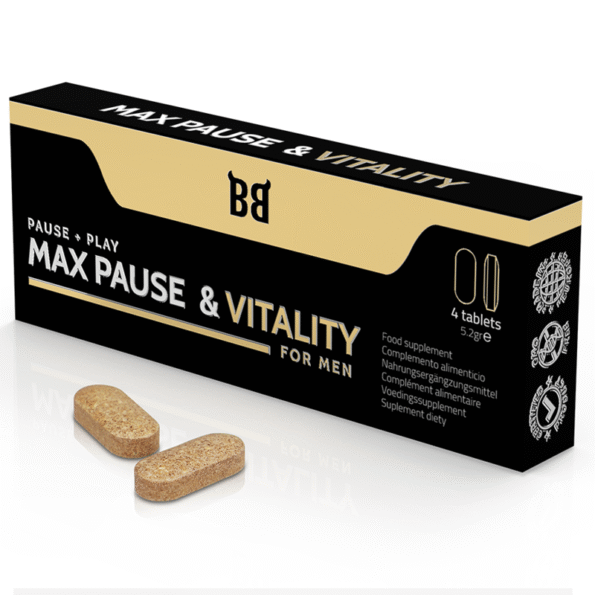 BLACK BULL - RETARDATEUR DE PAUSE ET DE VITALITÉ MAXIMALE POUR HOMMES 4 GÉLULES-BLACK BULL-sextoys-lingerie-bdsm-hygiène-sexshop
