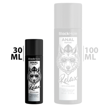 BLACK HOLE - RÉPARATION ANAL À BASE D''EAU RELAX AVEC HYALURON 30 ML-BLACK HOLE-sextoys-lingerie-bdsm-hygiène-sexshop