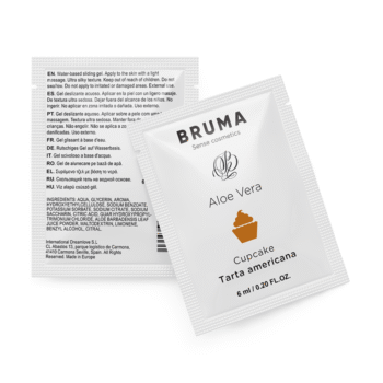 BRUMA - GEL GLISSANT À L''ALOE VERA SAVEUR CUPCAKE 6 ML-BRUMA-sextoys-lingerie-bdsm-hygiène-sexshop